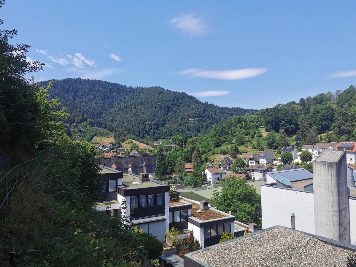 Terrassenwohnung Mit Toller Aussicht & Zentrumsnah Hornberg Eksteriør bilde